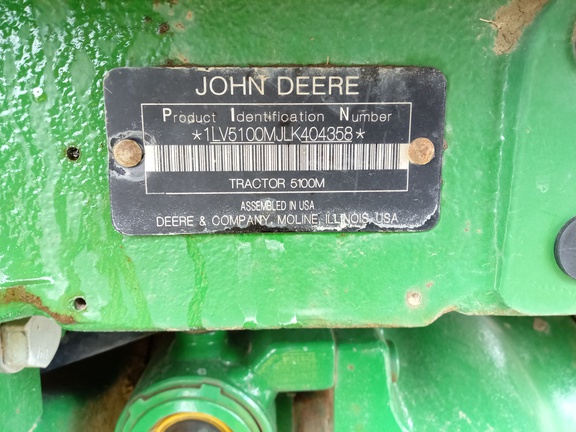 2020 John Deere 5100M Tractor