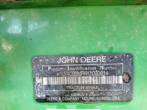 2021 John Deere 4066M Tractor Compact