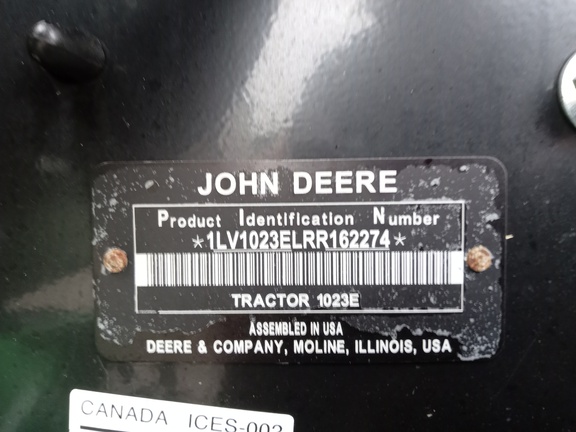 2024 John Deere 1023E Tractor Compact