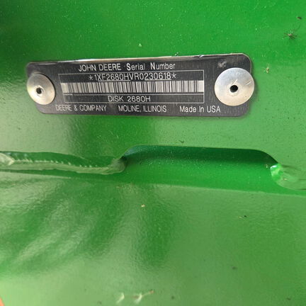 2024 John Deere 2680H Disk