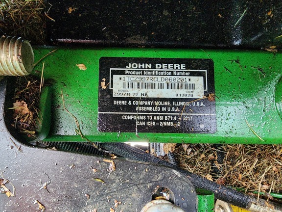 2020 John Deere Z997R Mower/Zero Turn