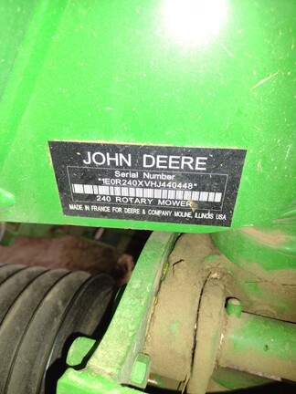 2018 John Deere R240 Mower