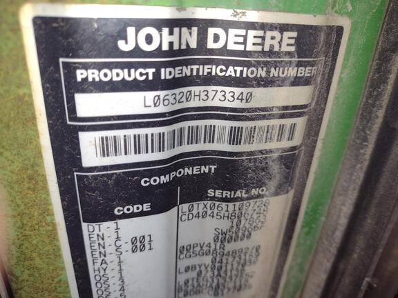 2003 John Deere 6320 Tractor