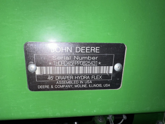 2023 John Deere RD45F Header Combine