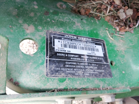 2019 John Deere Z930M Mower/Zero Turn