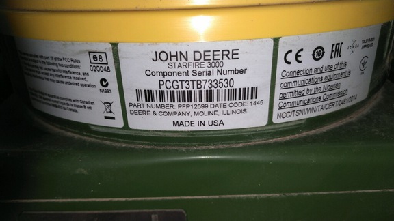 2015 John Deere Starfire 3000 Precision Ag