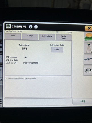 2011 John Deere Starfire 3000 Precision Ag