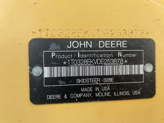 2014 John Deere 328E Skid Steer Loader