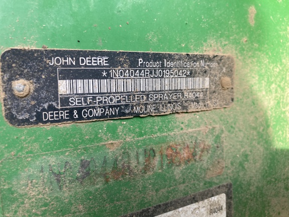 2019 John Deere R4044 Sprayer/High Clearance