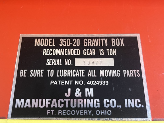 J&M 350-20 Gravity Box