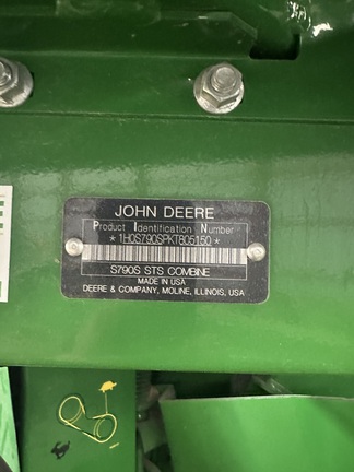 2019 John Deere S790 Combine