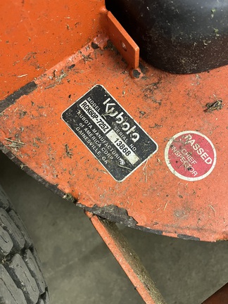 2014 Kubota Z725 Mower/Zero Turn