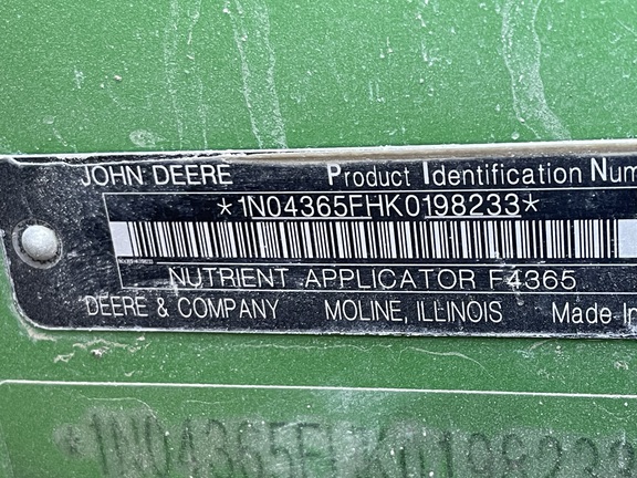 2019 John Deere F4365 Misc