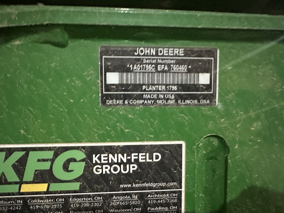 2015 John Deere 1795 Planter