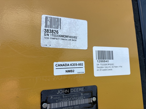 2021 John Deere 333G Compact Track Loader