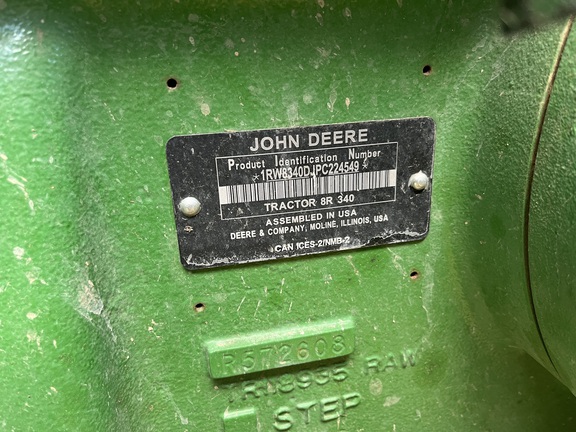 2023 John Deere 8R 340 Tractor