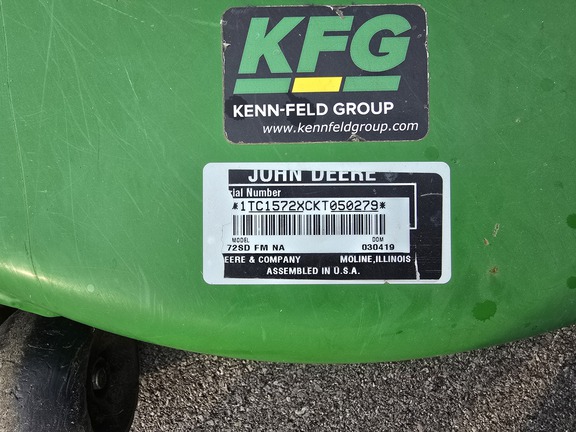 2019 John Deere 1570 Mower/Front Deck