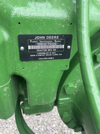 2025 John Deere 8RX 410 Tractor Rubber Track