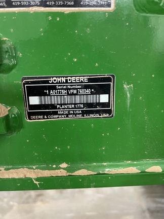 2015 John Deere 1775NT Planter