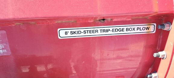 Misc 8' Skid Steer Trip-Edge Box Plow Misc