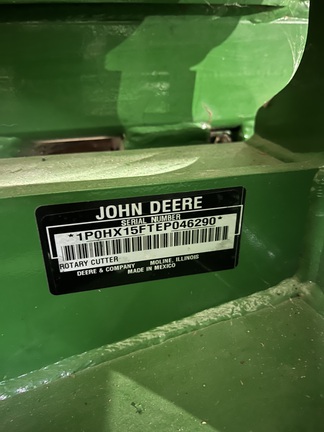 2014 John Deere HX15 Mower/Rotary Cutter