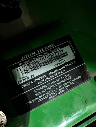 2021 John Deere Z970R Mower/Zero Turn