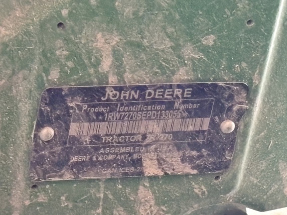 2023 John Deere 7R 270 Tractor