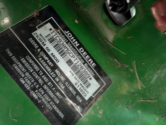 2023 John Deere Z930M Mower/Zero Turn