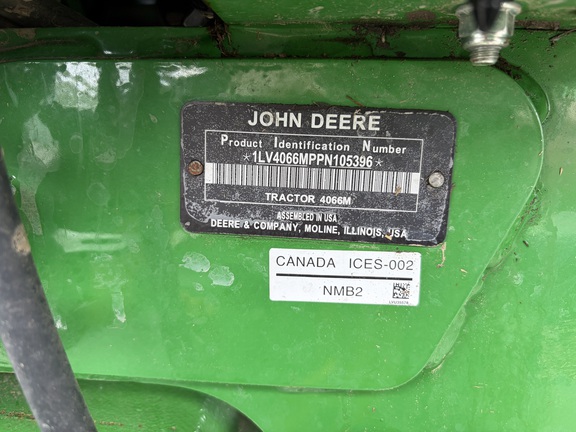 2023 John Deere 4066M Tractor Compact
