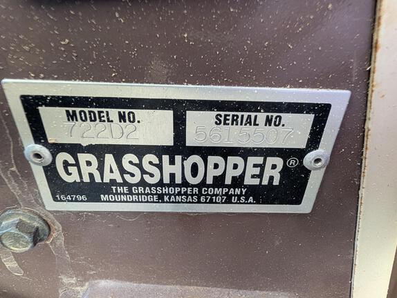 2006 Grasshopper 722D2 Mower/Front Deck
