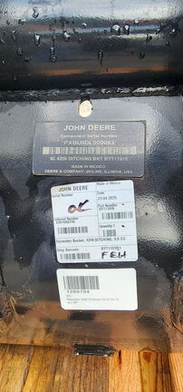 2025 John Deere BYT11918 42" Ditch Bucket (Pin Grabber 60P) Misc