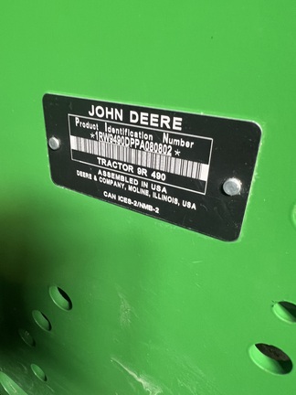 2023 John Deere 9R 490 Tractor 4WD