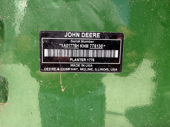 2018 John Deere 1775NT Planter
