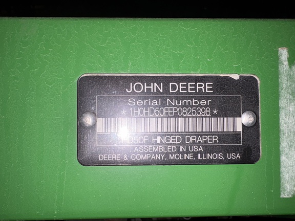 2023 John Deere HD50F Header Combine