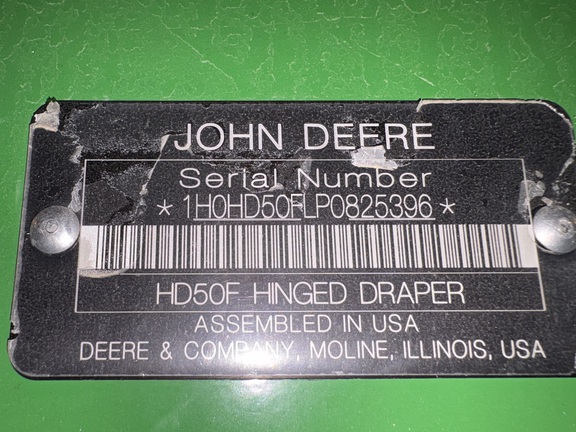 2023 John Deere HD50F Header Combine