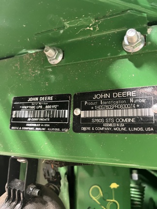 2024 John Deere S760 Combine