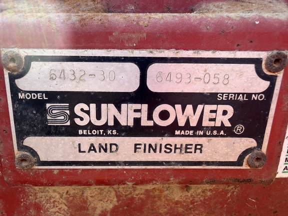 1993 Sunflower 6432-30 Mulch Finisher