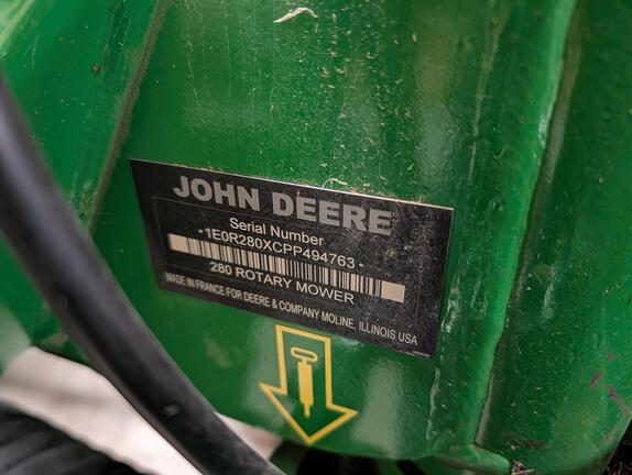 2023 John Deere R280 Mower