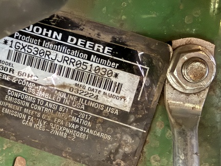 2024 John Deere Z530R Mower/Zero Turn