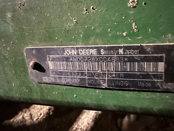 2001 John Deere 726 Mulch Finisher