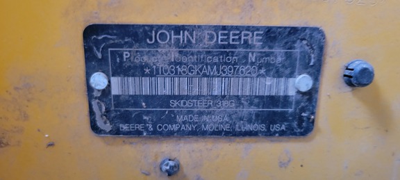 2021 John Deere 318G Skid Steer Loader