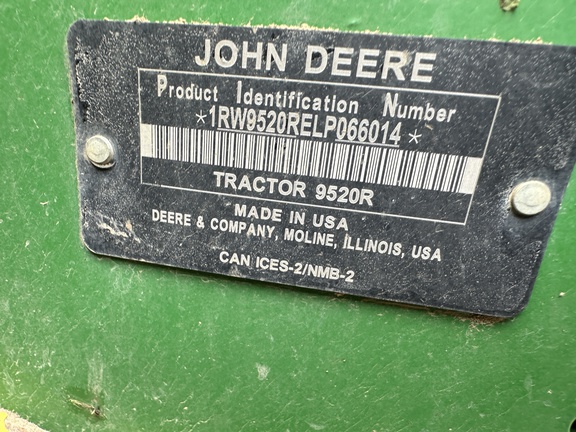 2021 John Deere 9520R Tractor 4WD