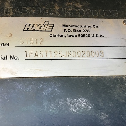 2021 Hagie STS12 Sprayer/High Clearance