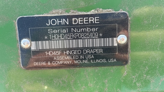 2023 John Deere HD45F Header Combine
