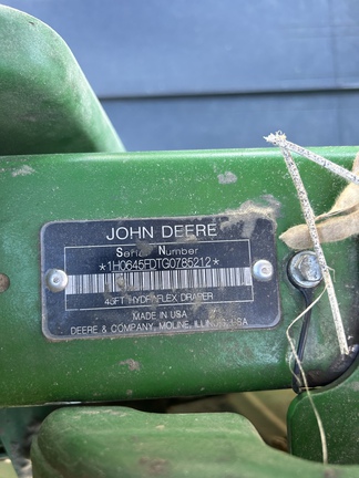 2016 John Deere 645FD Header Combine