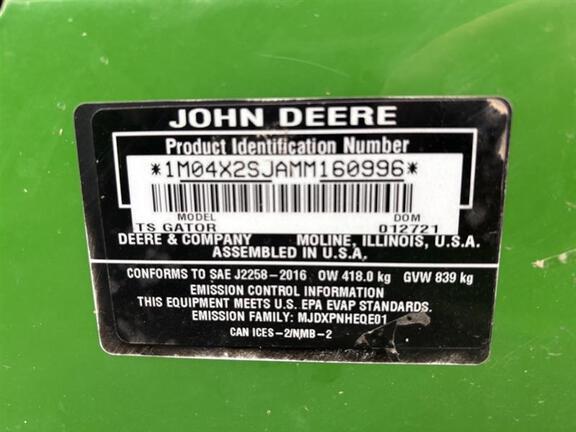 2021 John Deere TS 4X2 ATV