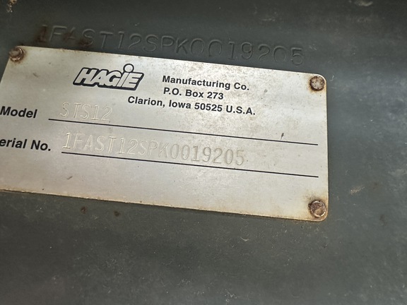 2019 Hagie STS12 Sprayer/High Clearance