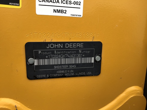 2022 John Deere 324G Skid Steer Loader
