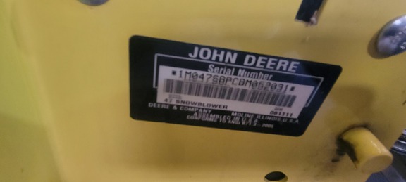 2011 John Deere X540 Garden Tractor