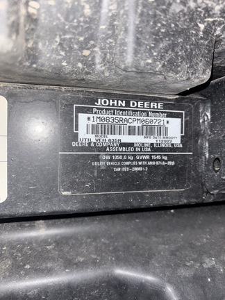 2023 John Deere XUV 835R ATV